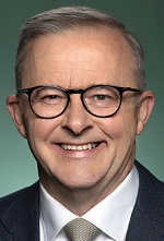 Official portrait of Anthony Albanese