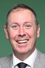 Official portrait of Garth Hamilton